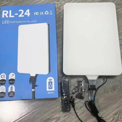 Прямокутна світлодіодна лампа з пультом RL-24 портативний LED відеосвітло 40х28cм для блогерів візажистів