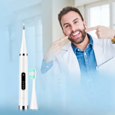 Електрична ультразвукова зубна щітка скалер Electric Teeth Cleaner для видалення каміння відбілювання зубів