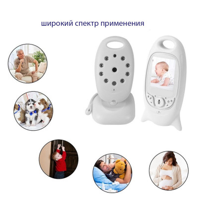 Видео няня Baby Monitor VB601с режимом ночного видения двухсторонняя связь радионяня контроль температуры