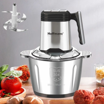Універсальний подрібнювач НМ-8832 Hoffmans Electronics із металевою чашею 3.5л електричний чоппер 1800Вт Універсальний подрібнювач НМ-8832 Hoffmans Electronics із металевою чашею 3.5л електричний чоппер 1800Вт