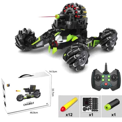 Танк стріляє Universe Chariot 360 з пультом управління Радіокерований танк