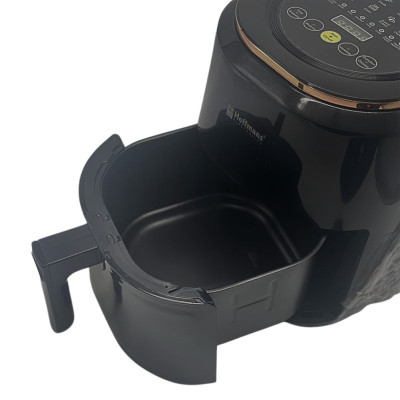 Аерофритюрниця безмасляна Hoffmans HM-775 сенсорна мультипіч 2400W на 7.5л з таймером та знімною чашею