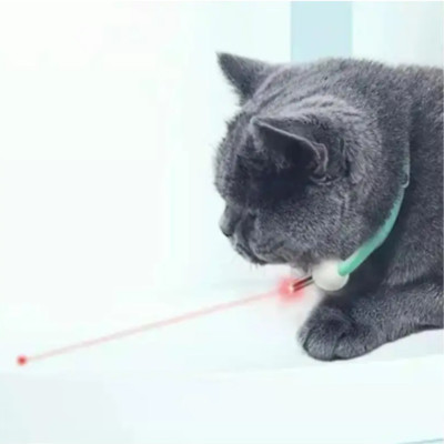 Розумний лазерний нашийник для кішок Smart Laser Collar Смарт іграшка з лазерною указкою