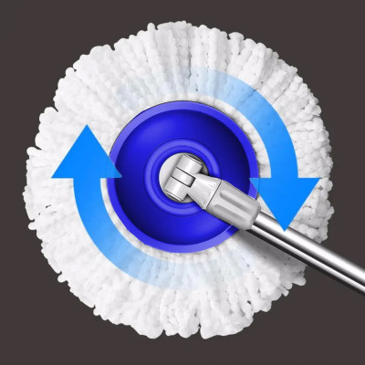 Швабра с ведром Spin Mop с автоматическим отжимом и полосканием турбо швабра лентяйка с центрифугой