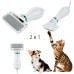 Щётка фен для шерсти собак и кошек 2в1 для груминга животных PET Grooming Dryer массажёр расчёска для шерсти