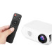 Портативний міні проектор Projector LED YG320 Mini білий з динаміком для дому лед проектор кишеньковий домашній