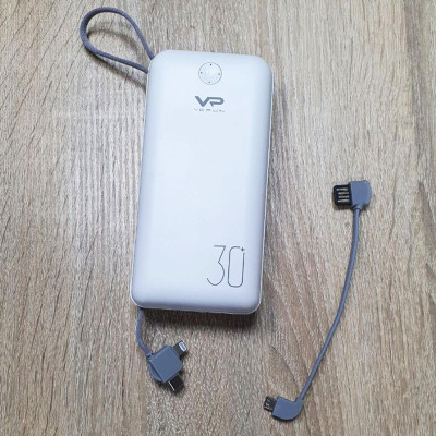 Powerbank Портативний Повербанк Veron 30000 mAh Micro Type С Lightning Пауэрбанк для зарядки телефону