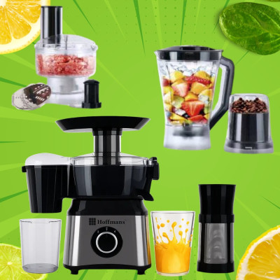 Кухонный комбайн 10в1 HM-1267 Hoffmans Electronics Соковыжималка кофемолка блендер измельчитель 1200W