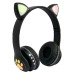 Навушники бездротові з вушками Cat Ear VZV 23M дитячі навушники котячі вушка з мікрофоном