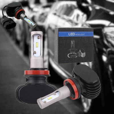 Автомобільні LED лампи для фар S1 H11 Світлодіодні лампи 2 шт в комплекті