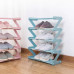 Органайзер полиця для взуття компактний стійка складна Shoe Rack YH 8802 5 зберігання речей та взуття