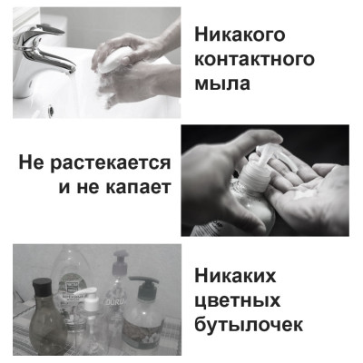 Дозатор для рідкого мила сенсорний Автоматичний диспенсер для мильної піни 250 мл Foaming Soap