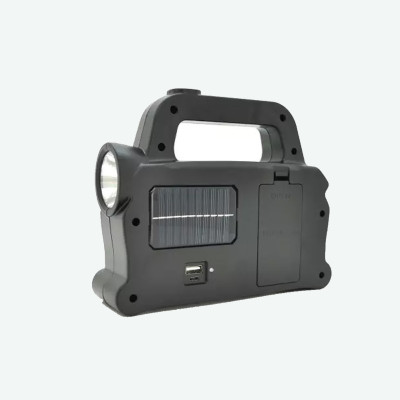 Ліхтар ручний HВ 6168 на сонячній батареї із зарядкою від USB LED лампа з 3 режимами освітлення