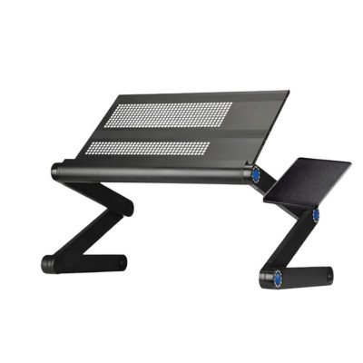Складаний столик трансформер для ноутбука Laptop Table Т9 Металевий стіл-підставка багатофункціональний