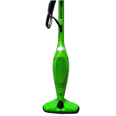 Парова швабра 12 в1 пароочисник H2O Steam Mop Х12 електрошвабра універсальна  Зелена