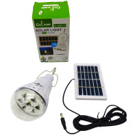 Лампа акумуляторна Solar Light CL 6028 світильник із сонячною панеллю ліхтар світлодіодний на гачку