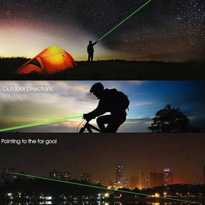 Зелений лазер вказівка Laser pointer YL 303 лазер вказівник з насадками лазерної проекції