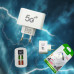 Блок живлення на 4 USB порту FAST CHARGER 3.1А 5G з функцією швидкого заряджання