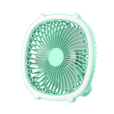 Портативний міні вентилятор з лампою Fill Light Fan акумуляторний охолоджувач від USB з підсвічуванням