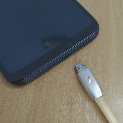 Мікро юсб кабель для зарядки телефону і передачі даних mikro USB s-77 2.4А провід зарядний 1м