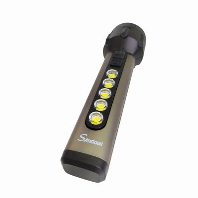 Ліхтарик компактний QLED67 з usb зарядкою LED ліхтар 5W 5СОВ акумуляторний ручний