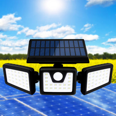 Вуличний прожектор Split solar Wall lamp NF 1725 ліхтар з датчиком руху і сонячною панеллю
