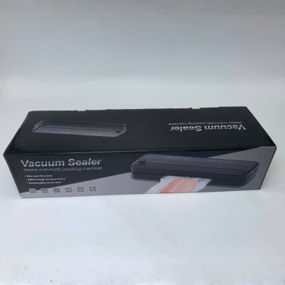 Вакуумний побутовий апарат для пакування продуктів для дому Vacuum Sealer Вакууматор домашній пакувальник із пакетами автоматичний