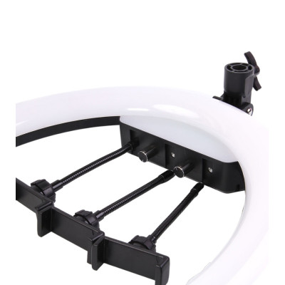 Овальна світлодіодна лампа на штативі 2 м з пультом ДК сумкою та 3 тримачами LED лампа 45 см TY-4048