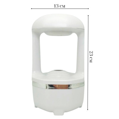 Краплинний антигравітаційний зволожувач повітря 2в1 Water Drop Humidifier зволожувач для будинку з підсвічуванням