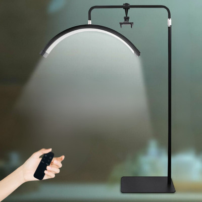 Безтіньова лампа дуга 70см на штативі Smart Moon Light HD-M8X LED лампа для тату брів косметології