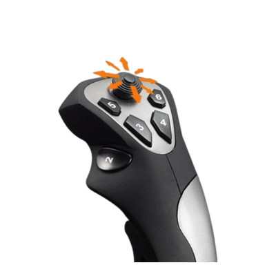 Штурвал джойстик для пк ігровий провідний Flight Stick PXN 2113 PRO для авіасимулятора керування літаком