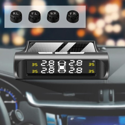 Бездротова система контролю тиску в шинах TPMS із сонячною панеллю зовнішні датчики