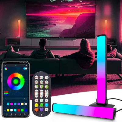 Світлодіодні світильники RGB Настільні панелі 10W з APP SMART та пультом Фонове LED світло комплект 2 шт