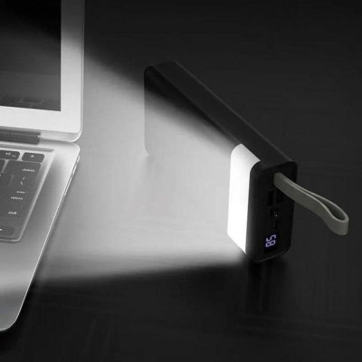Power bank 30000 mAh LENYES зовнішній акумулятор зарядний пристрій повербанк тайп си та юсб Lightning