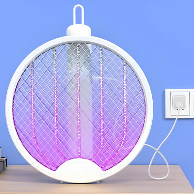 Акумуляторна мухобойка ракетка від комарів та мух Electric Mosquito Swatter Електрична антимоскітна лампа від комах