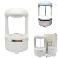 Краплинний антигравітаційний зволожувач повітря 2в1 Water Drop Humidifier зволожувач для будинку з підсвічуванням