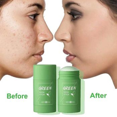 Зеленая маска стик для лица с органической глиной и зеленым чаем Green Stick Mask для глубокого очищения