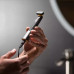 Портативний триммер для бороди та тіла Micro Trimmer з 3 насадками акумуляторний для сухого гоління