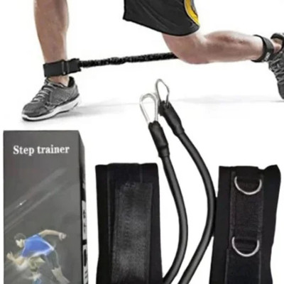 Еспандер латеральний амортизатор для ніг Step Trainer з двома джгутами Тренажер для бігу та стрибків