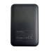 Зовнішній акумулятор з дисплеєм Power Bank MMCtech 12000 mAh Повербанк Чорний