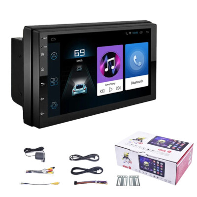 Автомагнитола 2DIN Android с сенсорным экраном 7 дюймов Универсальная магнитола GPS Bluetooth Wi Fi USB