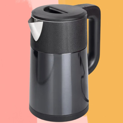 Електрочайник 2,5 л металевий Hoffmans Electronics HM-2543 Електричний чайник для дому 1800W Синій