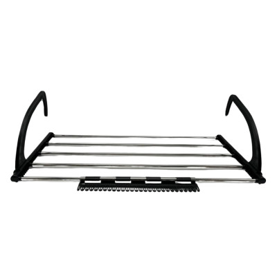 Складная сушилка для белья на балкон окно Folding Clothes Shelf Съемная сушка для одежды на батарею