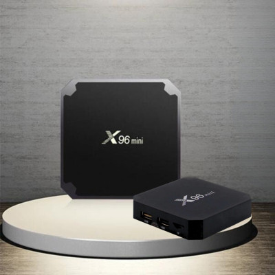Цифрова смарт приставка із пультом Smart TV Box X96 Mini на Android медіаплеєр для телевізора 4/32 GB