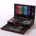 Дитячий набір для творчості і малювання 123 предмета Набір художника в дерев'яному валізці Mega Art Set