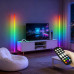 Світлодіодні LED торшери RGB світильники підлогові збірні Лампи з пультом регулюванням яскравості та синхронізацією музики
