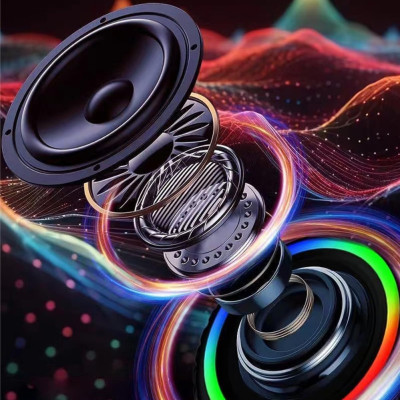 Портативна Bluetooth колонка з RGB підсвічуванням та TF слотом WSJAR L-024 бездротова міні колонка колесо