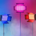 Прямокутна LED лампа U600 RGB зі штативом 2м кольорове відеосвітло для фото та відеозйомок 21х12см портативне