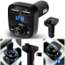 Авто FM трансмітер Блютуз Модулятор гучномовець MP3 ЮСБ для авто Earldom ET M29 2 usb чорний