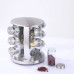 Набір для спецій 12 скляних ємностей на круглій обертовій підставці Спецівниця Spice Carousel для кухні